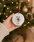 Baby’s First Christmas Ornament Personalized | Custom Baby Ceramic Ornament | First Christmas Keepsake | Baby Gift | 2026 Ornament