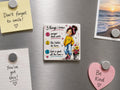 Christian Inspirational Refrigerator Magnet | Prayer Does Work Magnet | Faith Gift | God Is Good Magnet | Religious Kitchen Decor