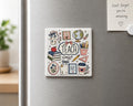 3D Ceramic TEACH Magnet, Teacher Appreciation Gift, Classroom Decor